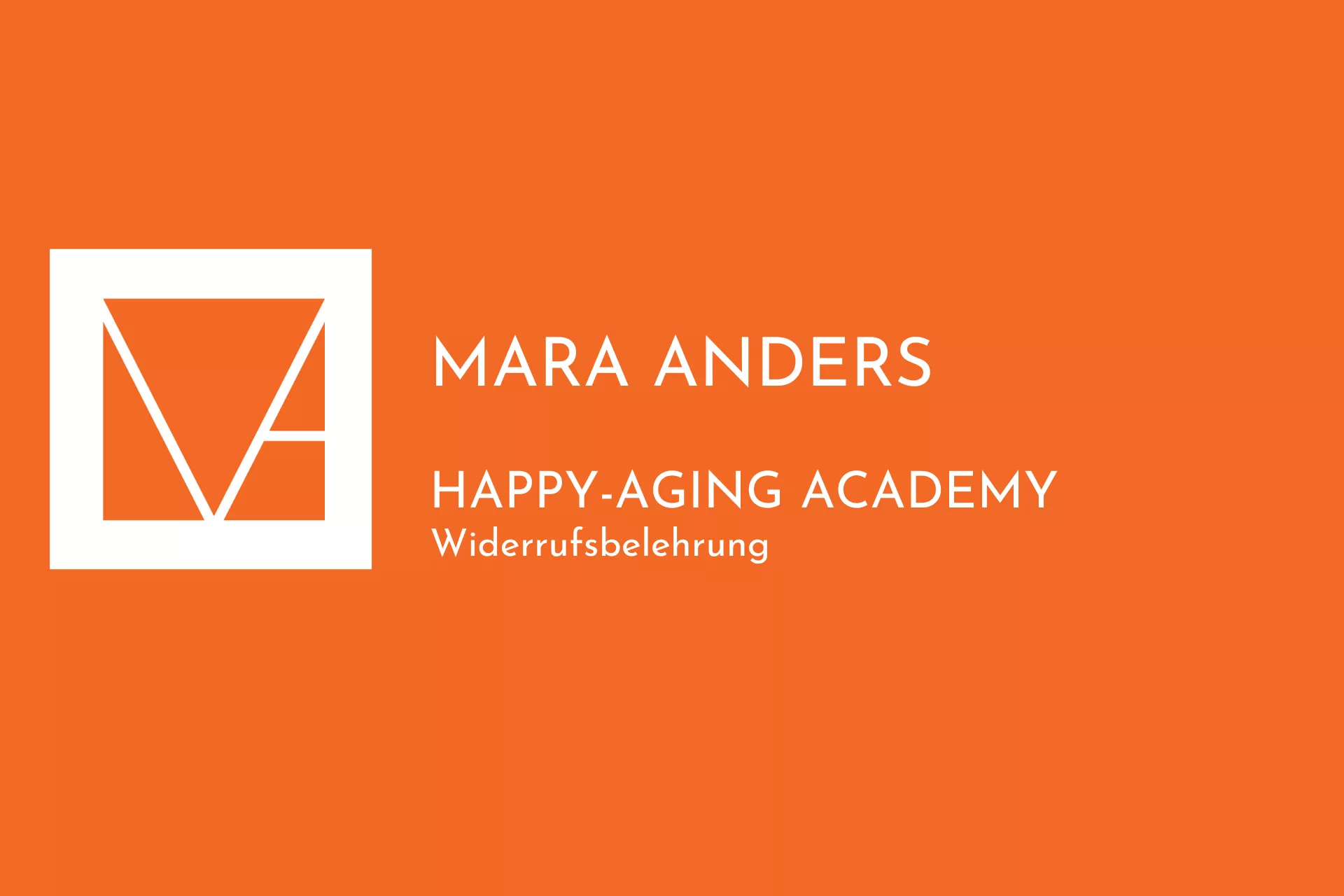 Logo Mara Anders